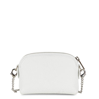 small coin purse - foulonné pm #couleur_blanc