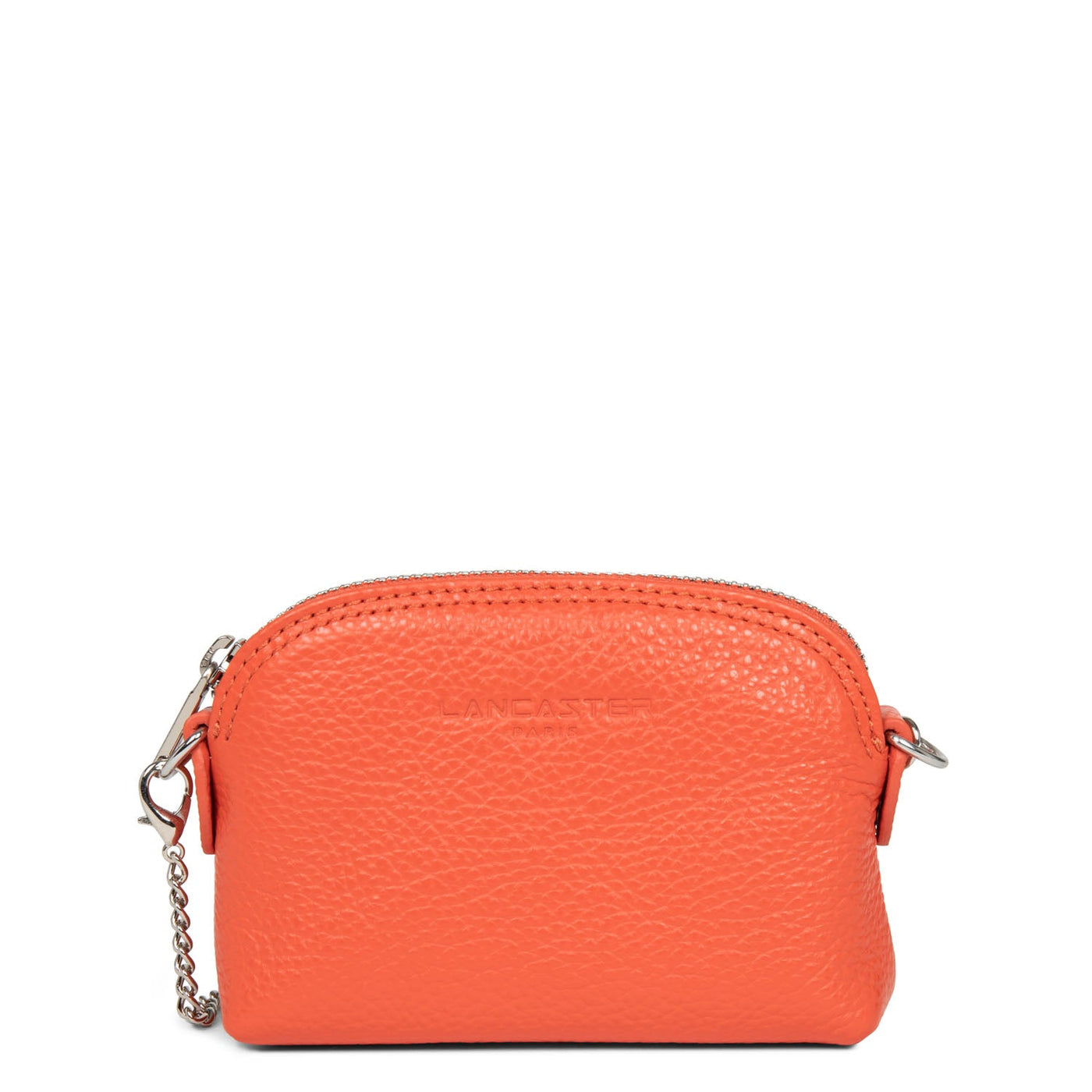 small coin purse - foulonné pm #couleur_orange