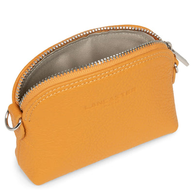 small coin purse - foulonné pm #couleur_safran
