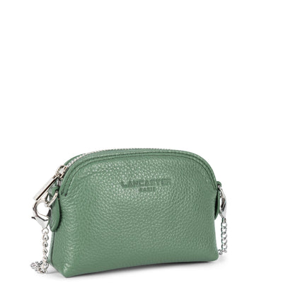 small coin purse - foulonné pm #couleur_vert-fort