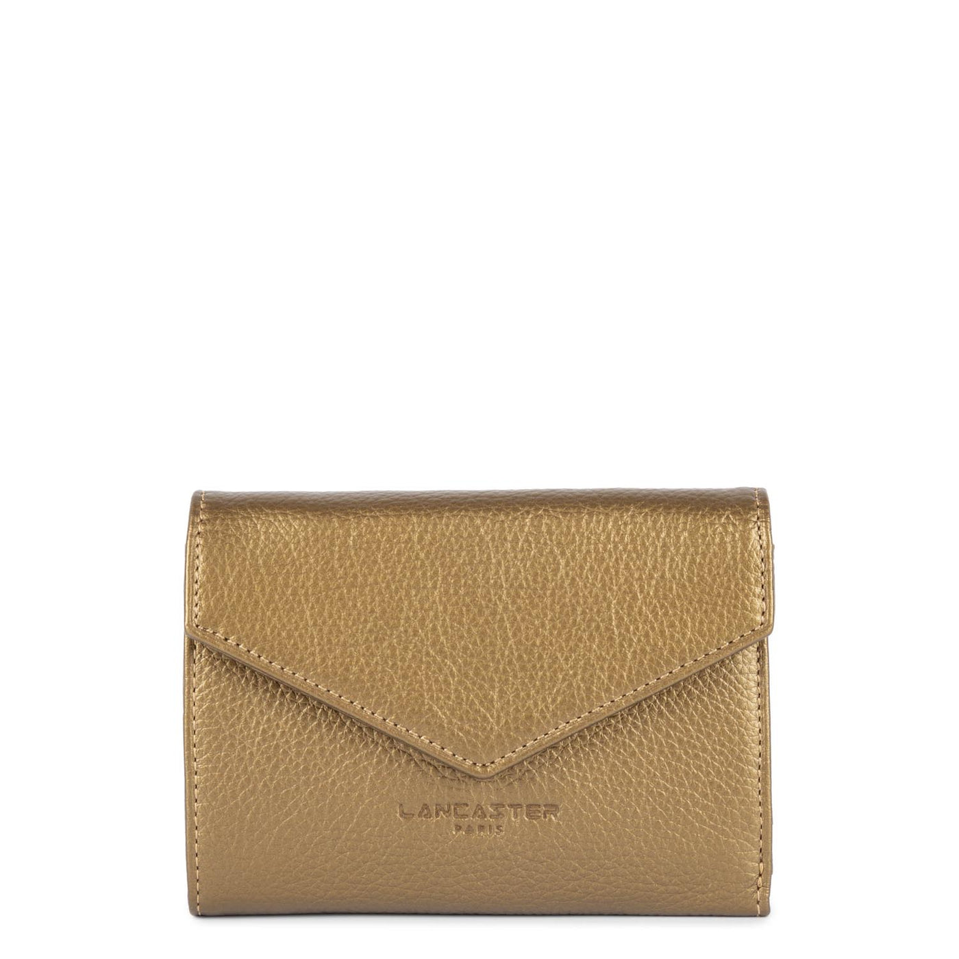 back to back wallet - foulonné pm #couleur_gold-antic