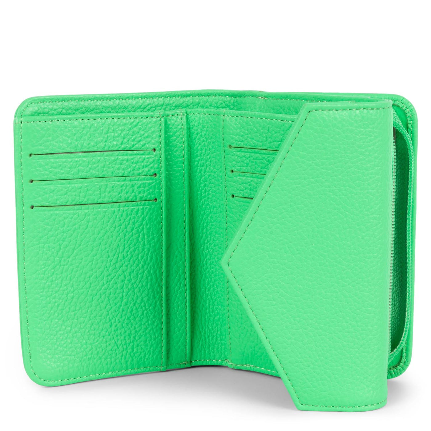 back to back wallet - foulonné pm #couleur_vert-colo