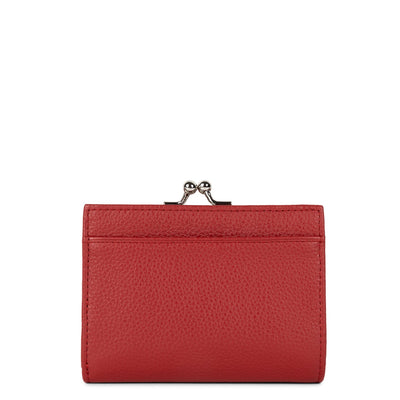 coin purse - foulonné pm #couleur_rouge