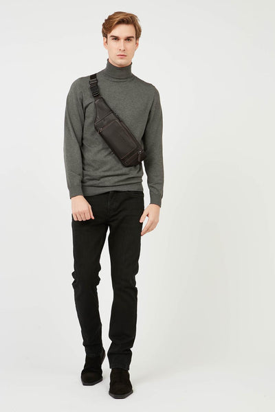 belt bag - soft vintage homme #couleur_marron-jaune