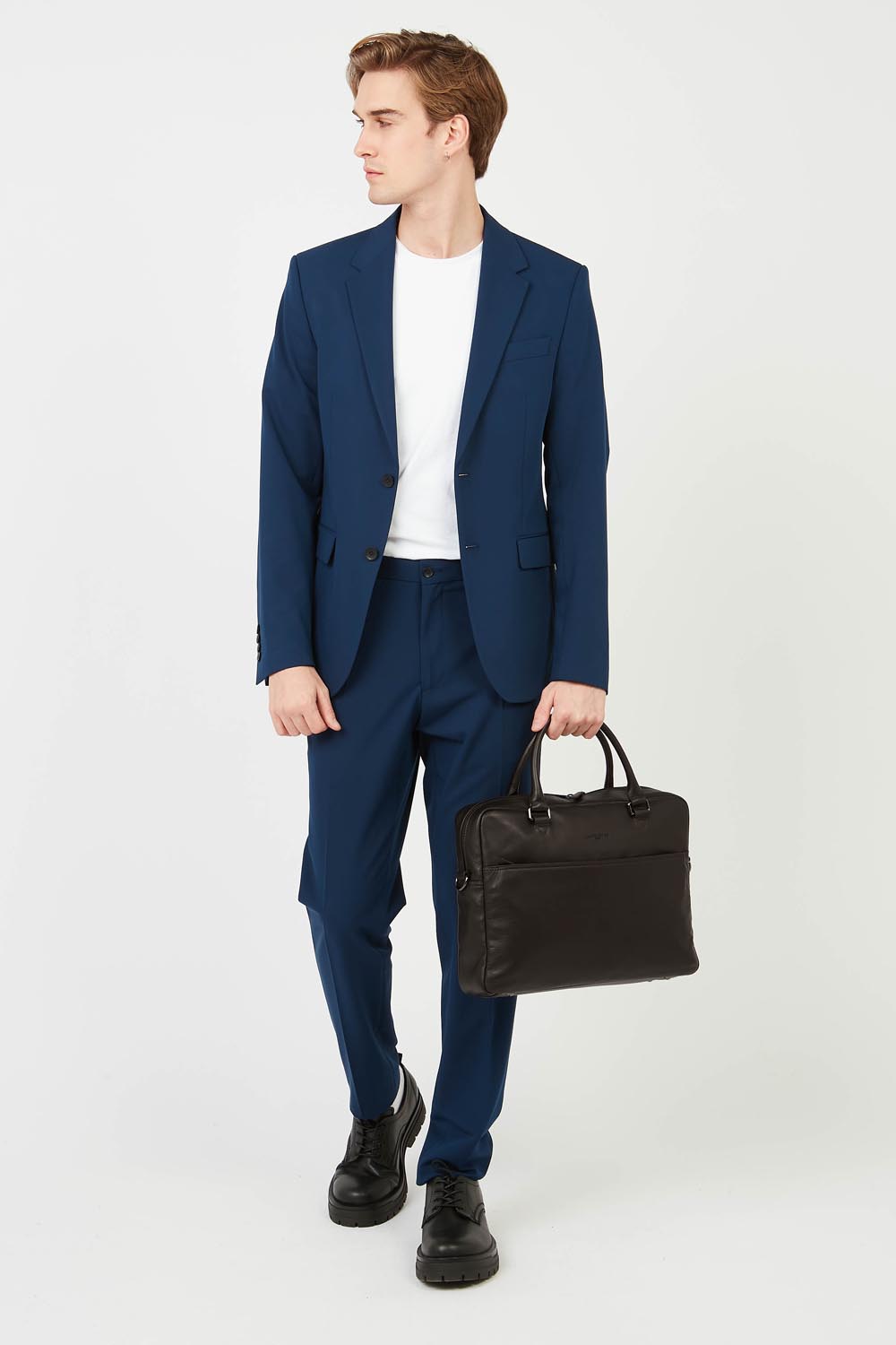 large portfolio document holder bag - soft vintage homme #couleur_marron