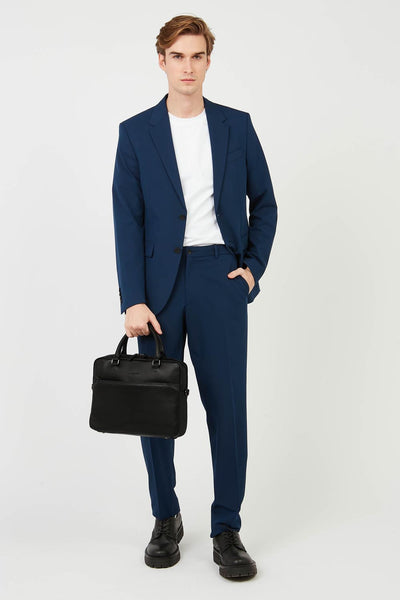 m portfolio document holder bag - soft vintage homme #couleur_noir-bleu
