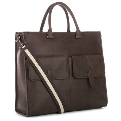 portfolio document holder bag - country #couleur_marron