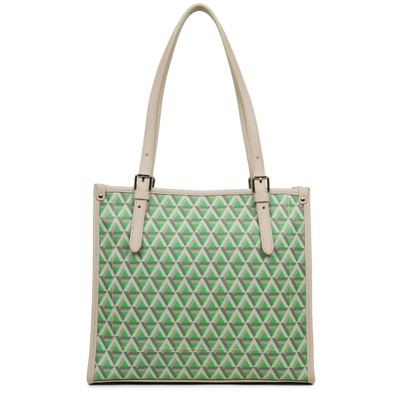 small tote bag - ikon #couleur_vert-prairie-beige