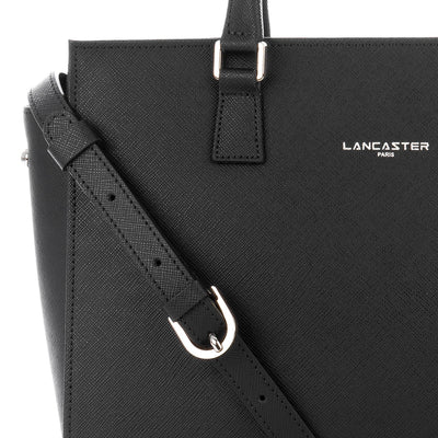 handbag - saffiano intemporel #couleur_noir