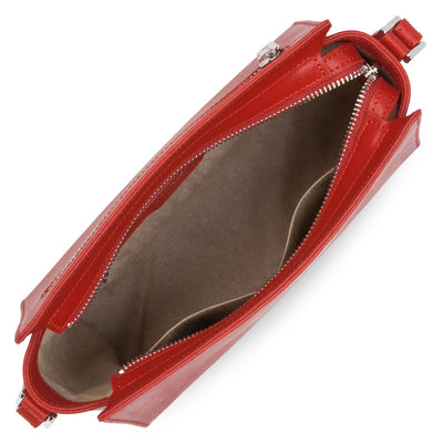 crossbody bag - saffiano intemporel #couleur_rouge