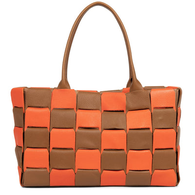 tote bag - studio enlacé #couleur_camel-orange