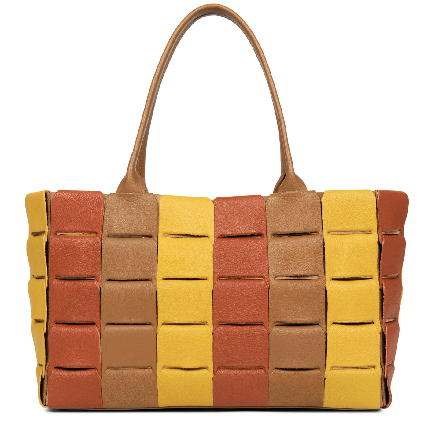tote bag - studio enlacé #couleur_terracotta-multi