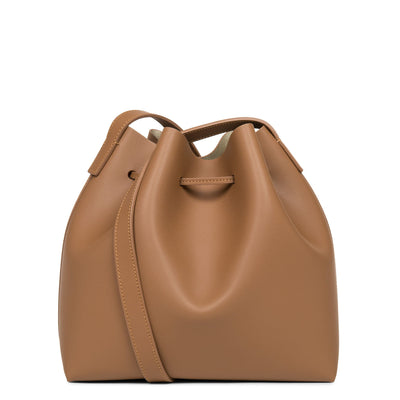 large bucket bag - pur & element city #couleur_camel-in-champagne