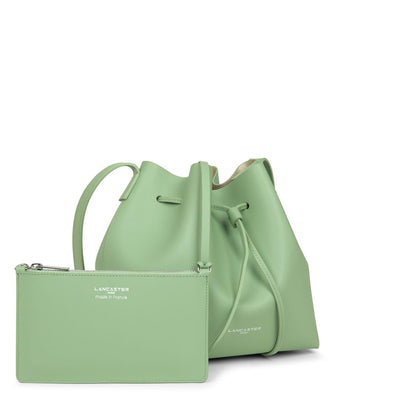 large bucket bag - pur & element city #couleur_jade-in-champagne