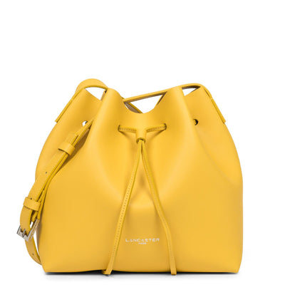 large bucket bag - pur & element city #couleur_jaune-in-camel