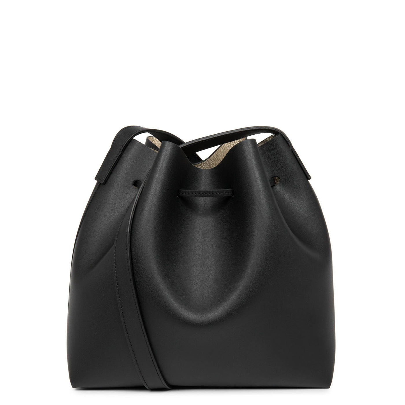 large bucket bag - pur & element city #couleur_noir-in-champagne