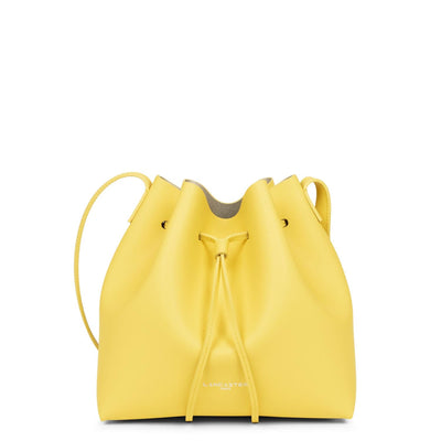 large bucket bag - pur & element city #couleur_poussin-in-champagne
