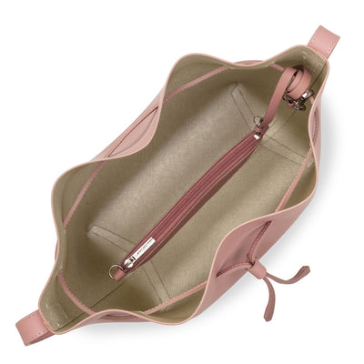 large bucket bag - pur & element city #couleur_rose-antic-in-champagne