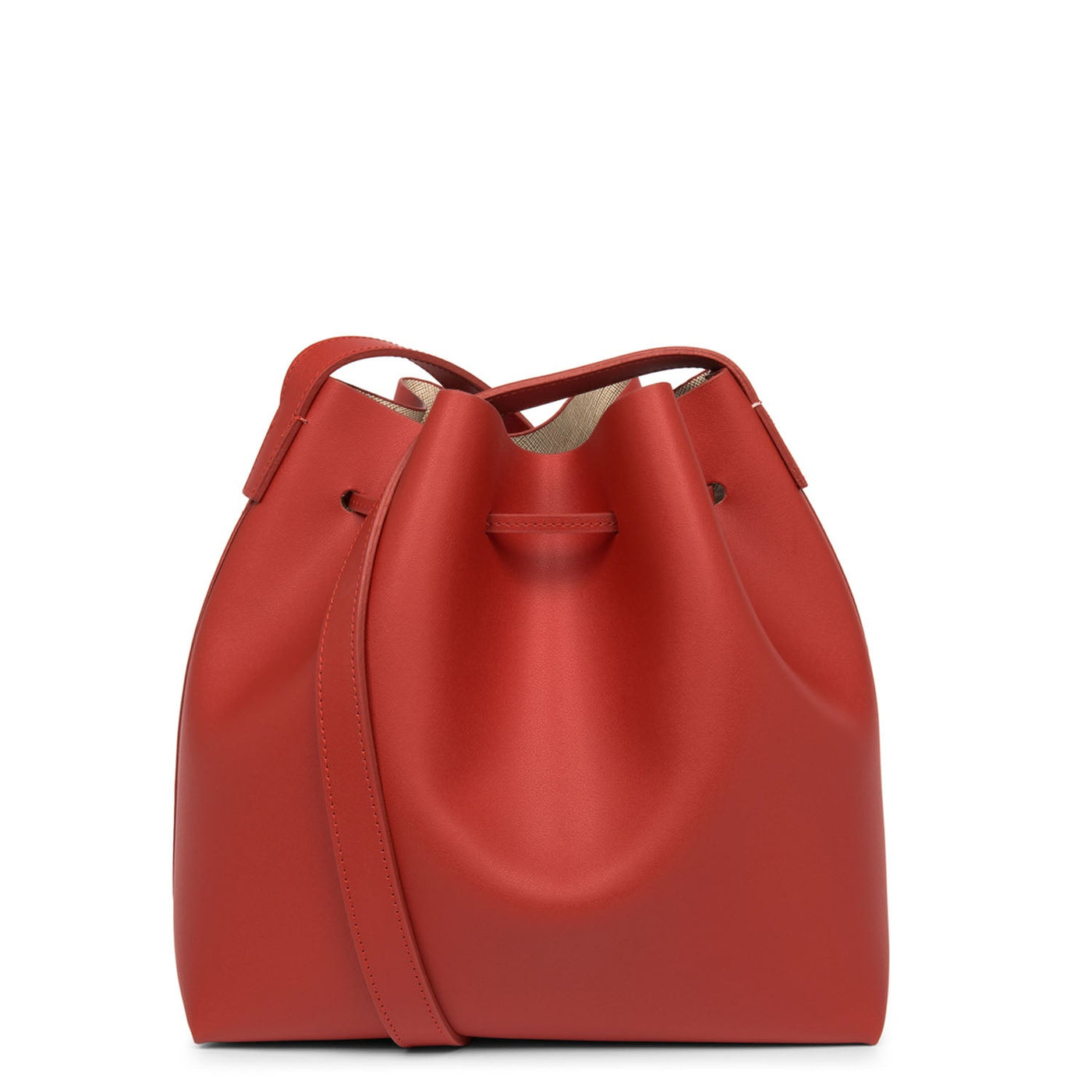 large bucket bag - pur & element city #couleur_rouge-in-champagne