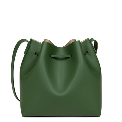 large bucket bag - pur & element city #couleur_vert-pin-in-champagne