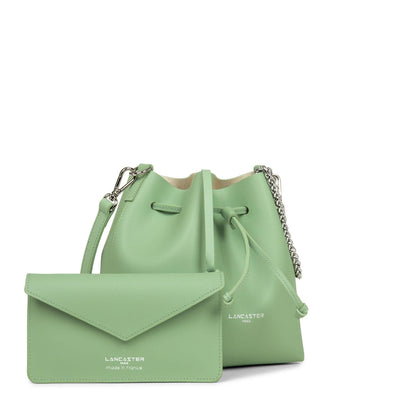 small bucket bag - pur & element city #couleur_jade-in-champagne
