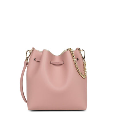 small bucket bag - pur & element city #couleur_rose-antic-in-champagne
