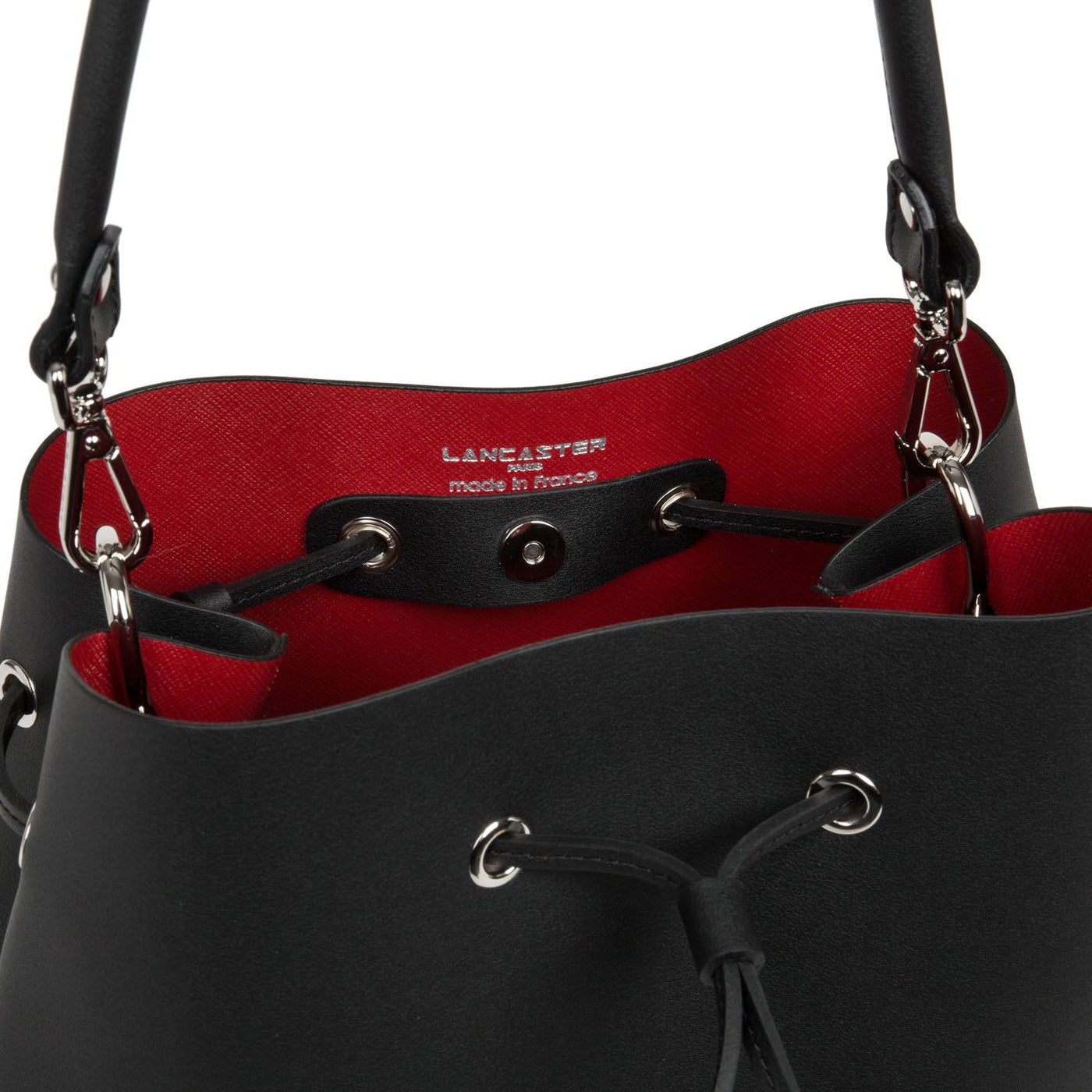 large bucket bag - pur & element city #couleur_noir-in-rouge