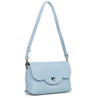 crossbody bag - city flore #couleur_bleu-ciel-in-argent