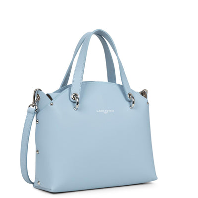 handbag - city flore #couleur_bleu-ciel-in-argent