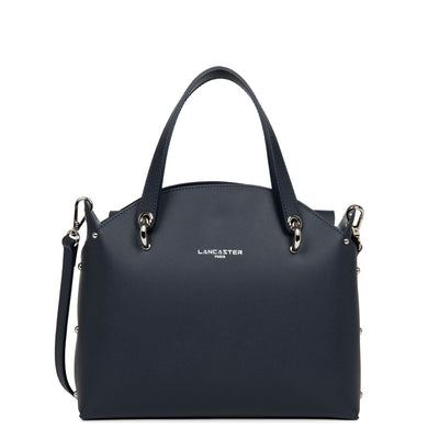 handbag - city flore #couleur_bleu-fonc-in-argent
