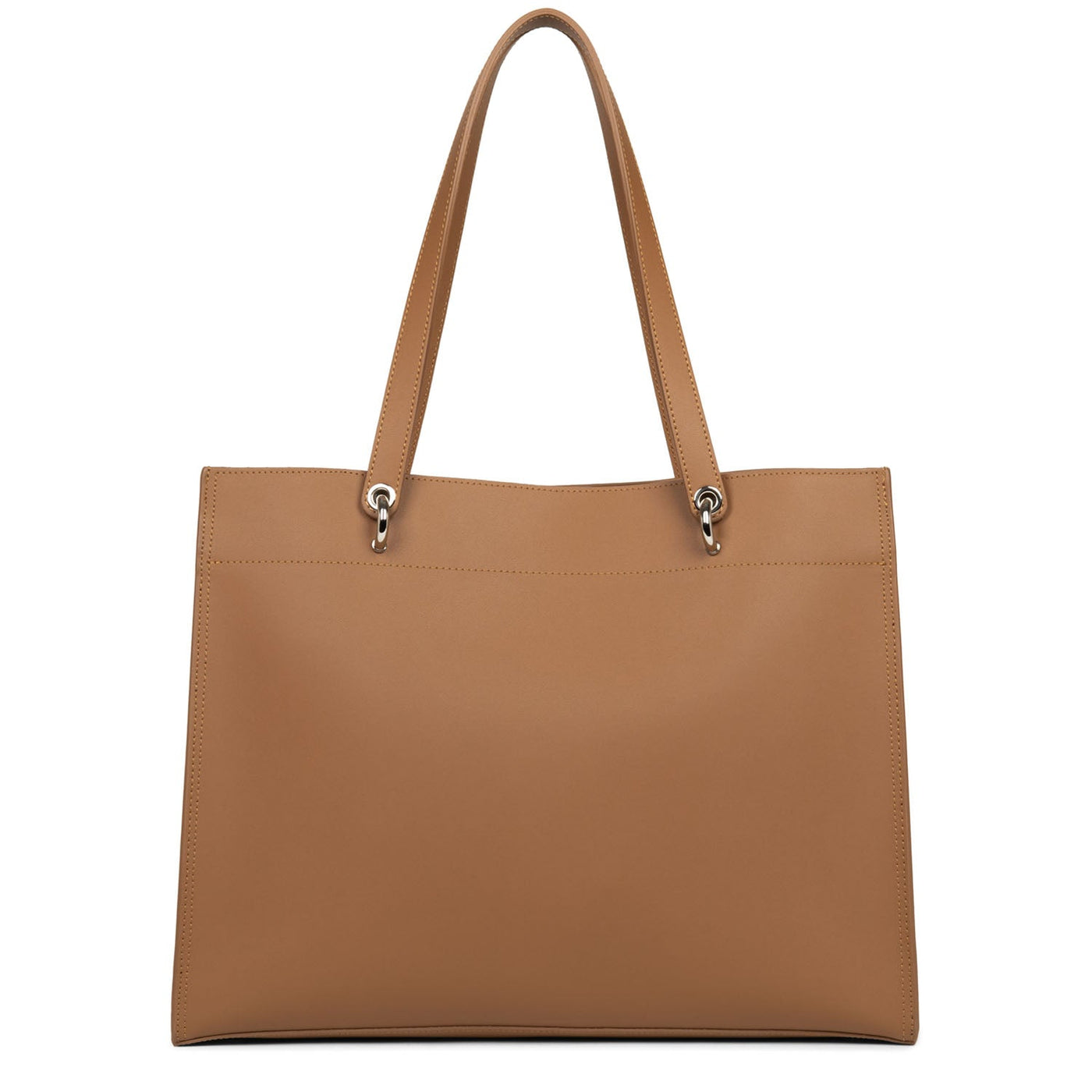 large tote bag - pur & element city #couleur_camel-in-champagne