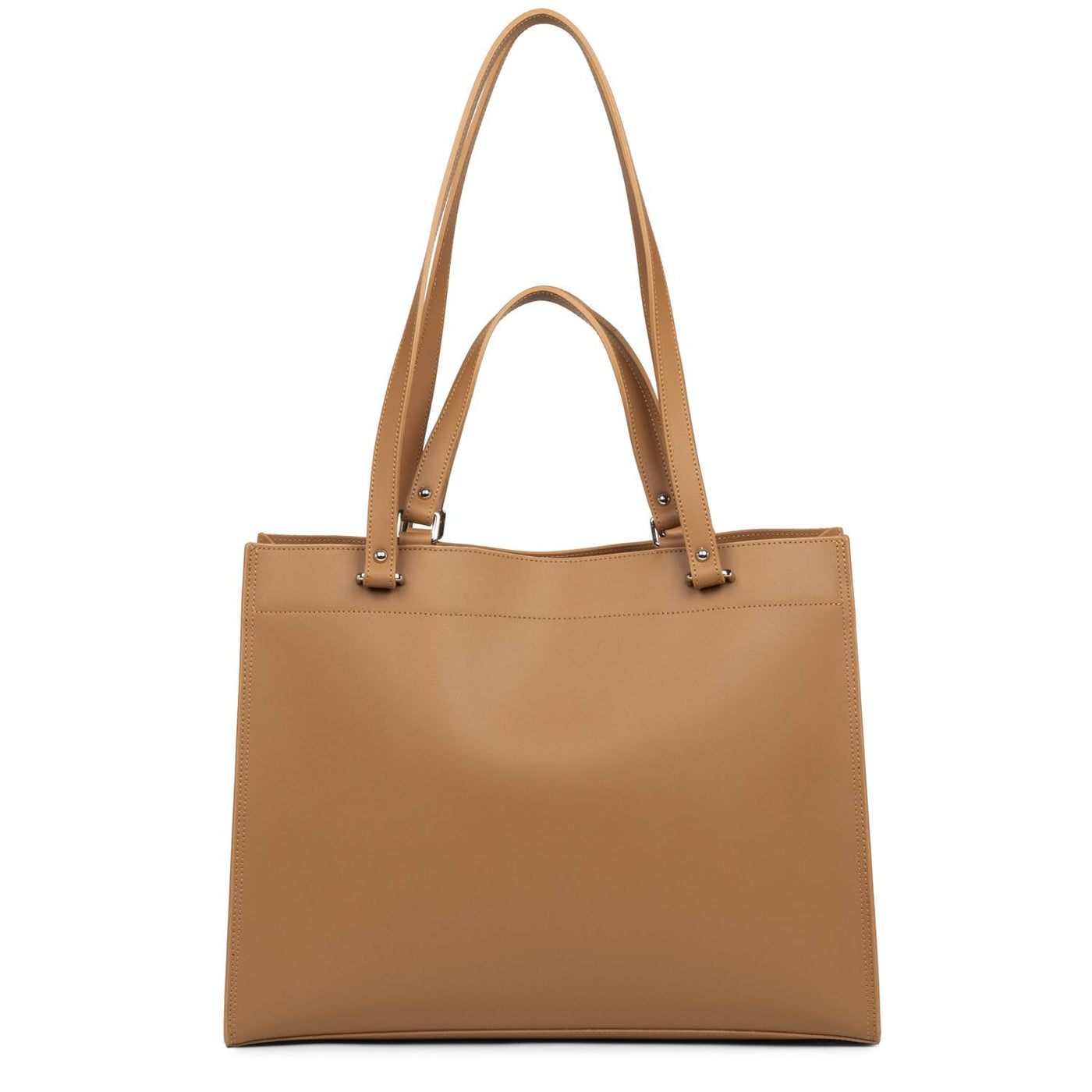 tote bag - pur & element city #couleur_camel-in-champagne