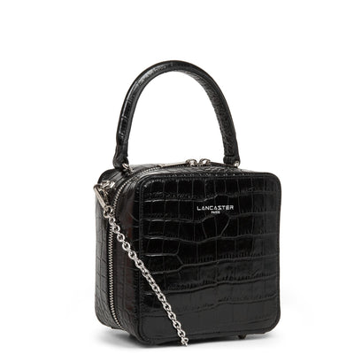 box bag - exotic bonnie #couleur_noir-croco