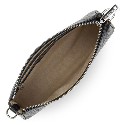 small crossbody bag - exotic lézard & croco fr #couleur_noir