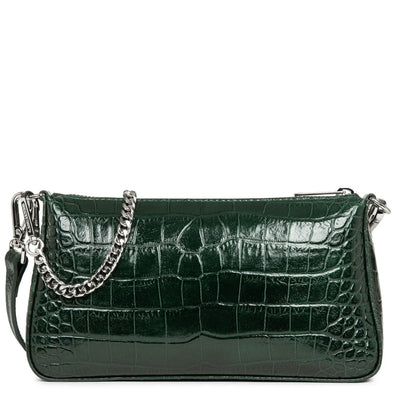 small crossbody bag - exotic lézard & croco fr #couleur_vert-pin