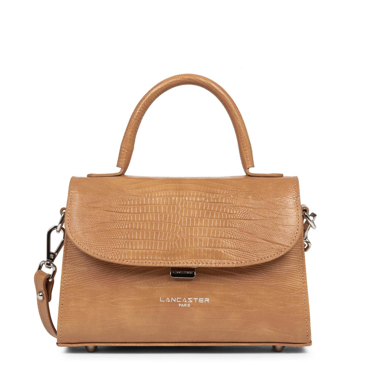small handbag - exotic lézard & croco fr #couleur_camel-lzard