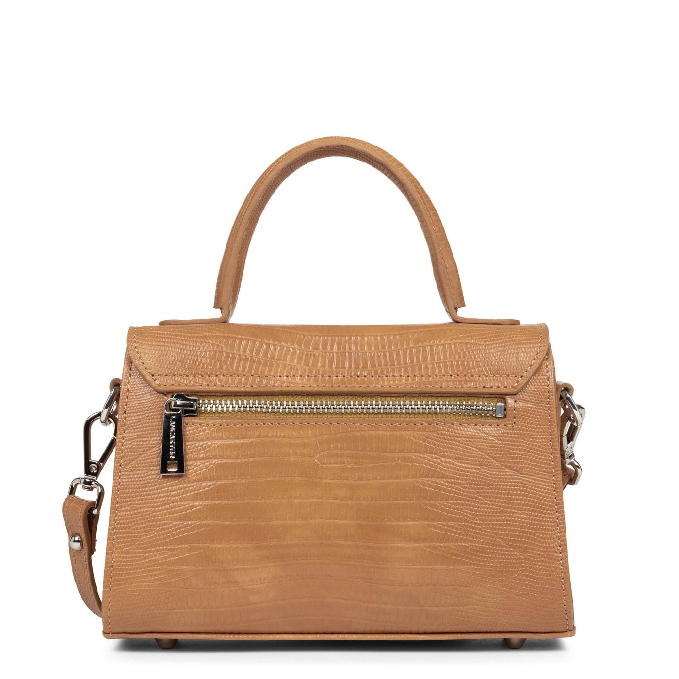small handbag - exotic lézard & croco fr #couleur_camel-lzard