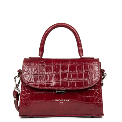 small handbag - exotic lézard & croco fr #couleur_carmin