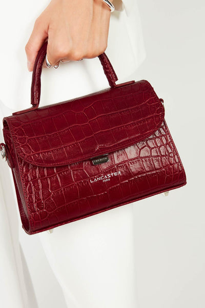 small handbag - exotic lézard & croco fr #couleur_carmin