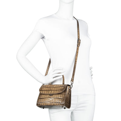 small handbag - croco hors série #couleur_blanc-cendre