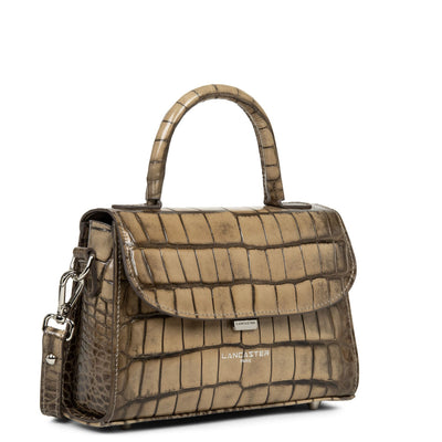 small handbag - croco hors série #couleur_naturel