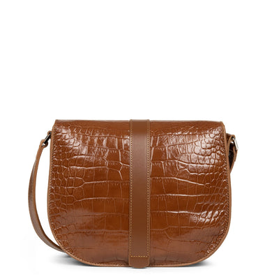 shoulder bag - exotic croco fr #couleur_caramel