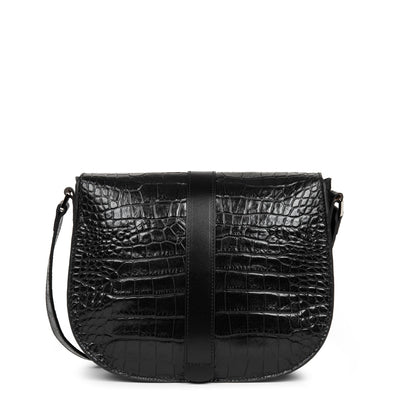 shoulder bag - exotic croco fr #couleur_noir
