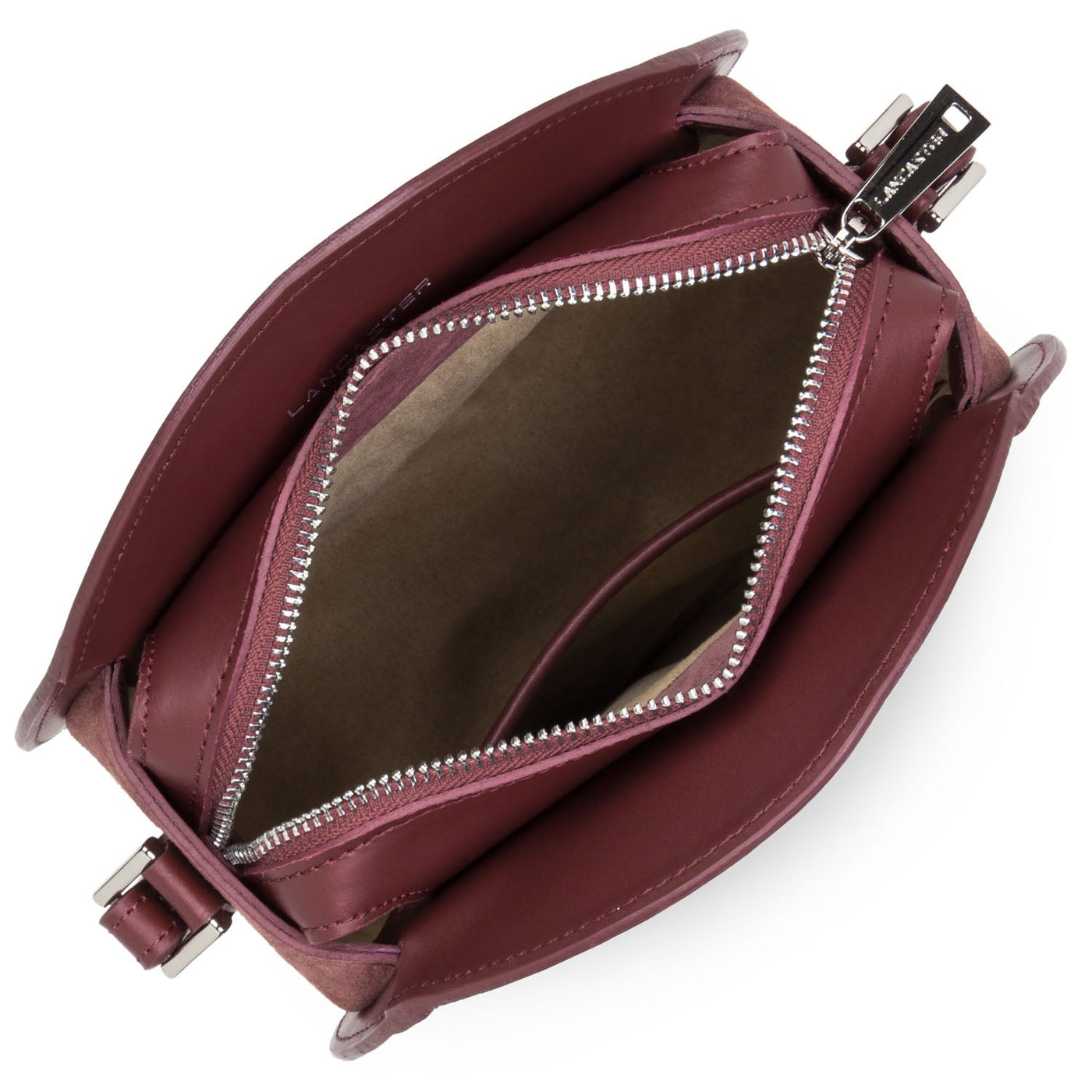 round bag - smooth lune #couleur_betterave