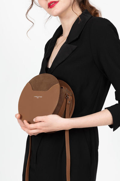 round bag - smooth lune #couleur_camel