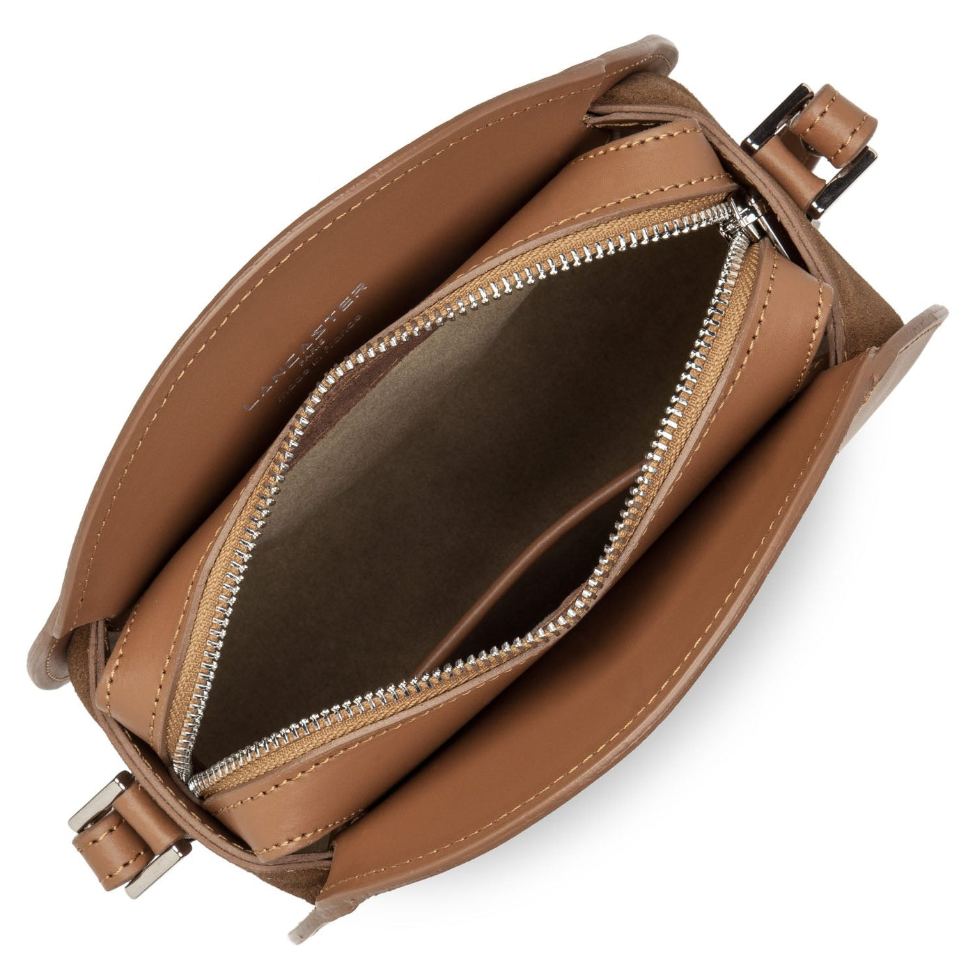 round bag - smooth lune #couleur_camel
