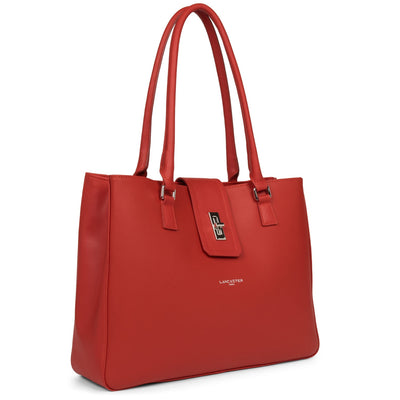 large tote bag - city maé #couleur_rouge