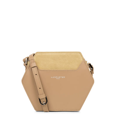 small crossbody bag - smooth ruche #couleur_naturel