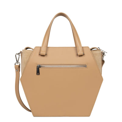 large tote bag - smooth ruche #couleur_naturel