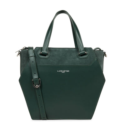 large tote bag - smooth ruche #couleur_vert-alpine